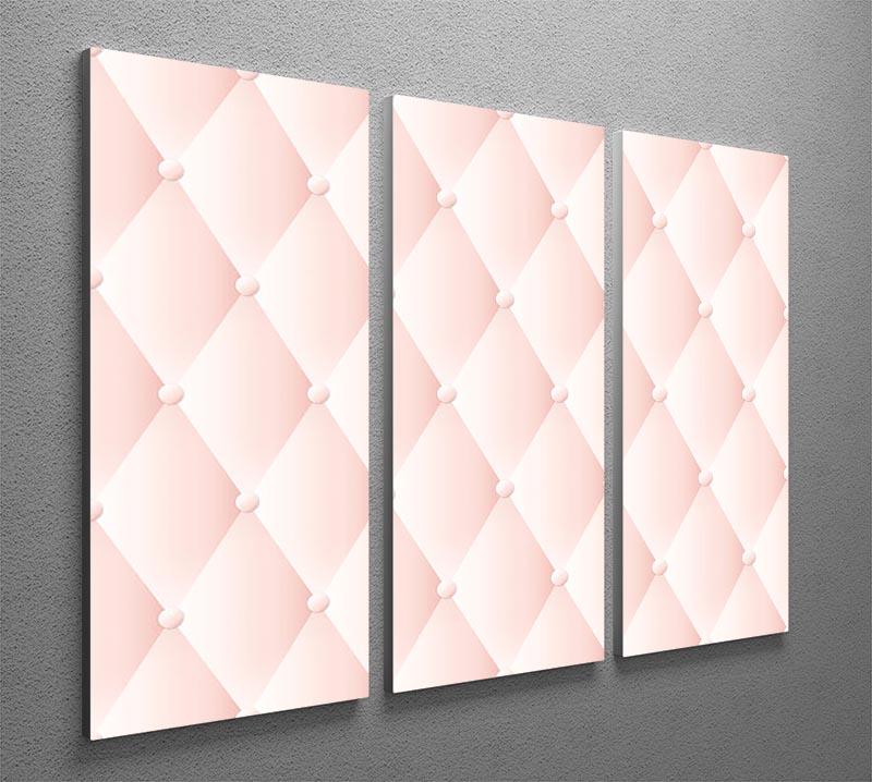 Pink upholstery vector abstract 3 Split Panel Canvas Print - Canvas Art Rocks - 2