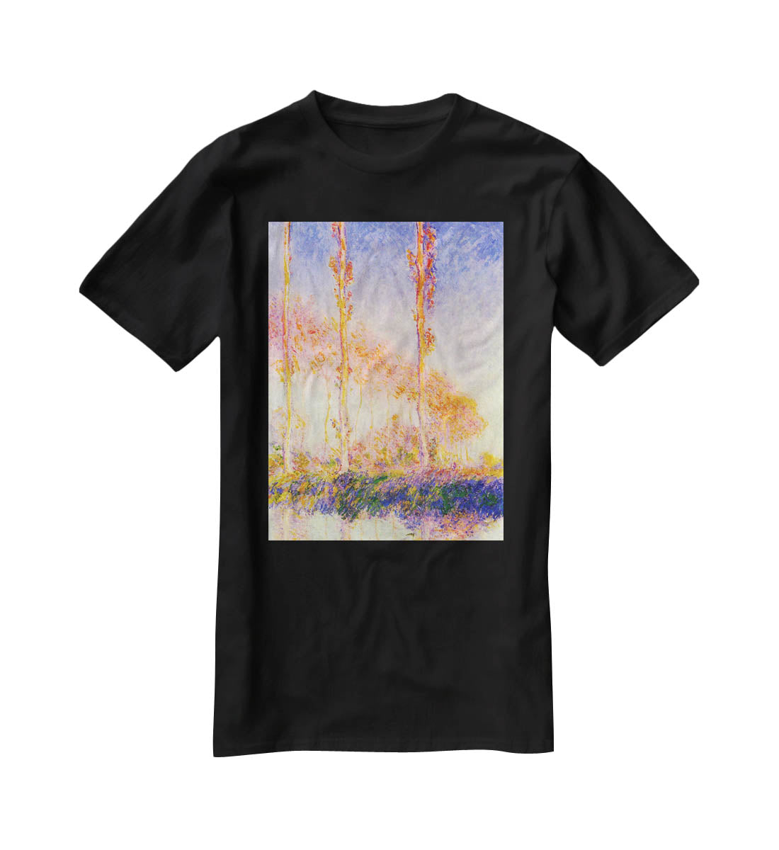 Poplars 2 by Monet T-Shirt - Canvas Art Rocks - 1