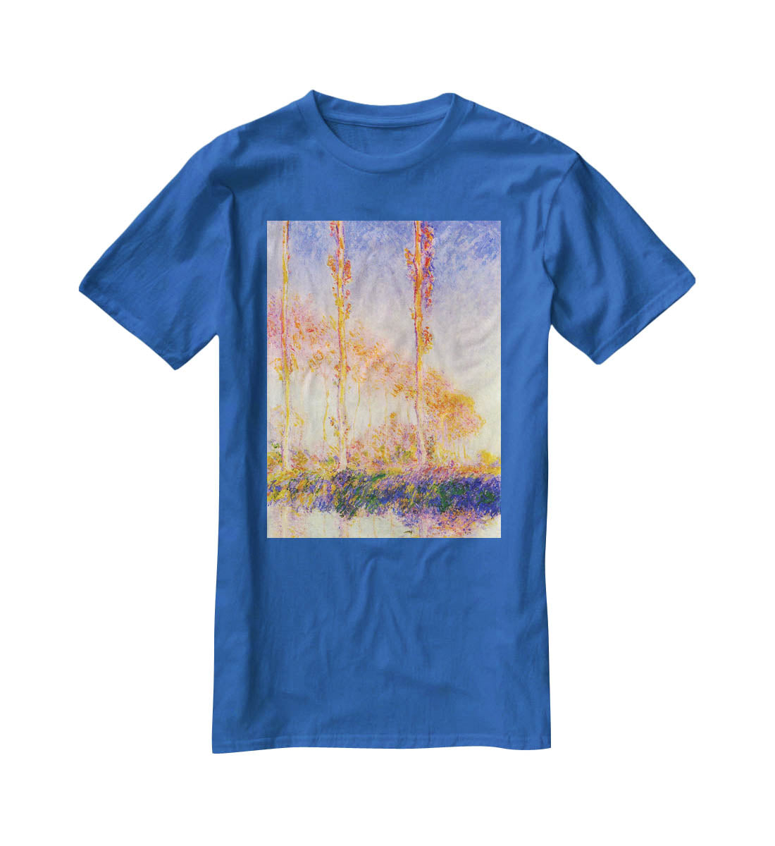 Poplars 2 by Monet T-Shirt - Canvas Art Rocks - 2
