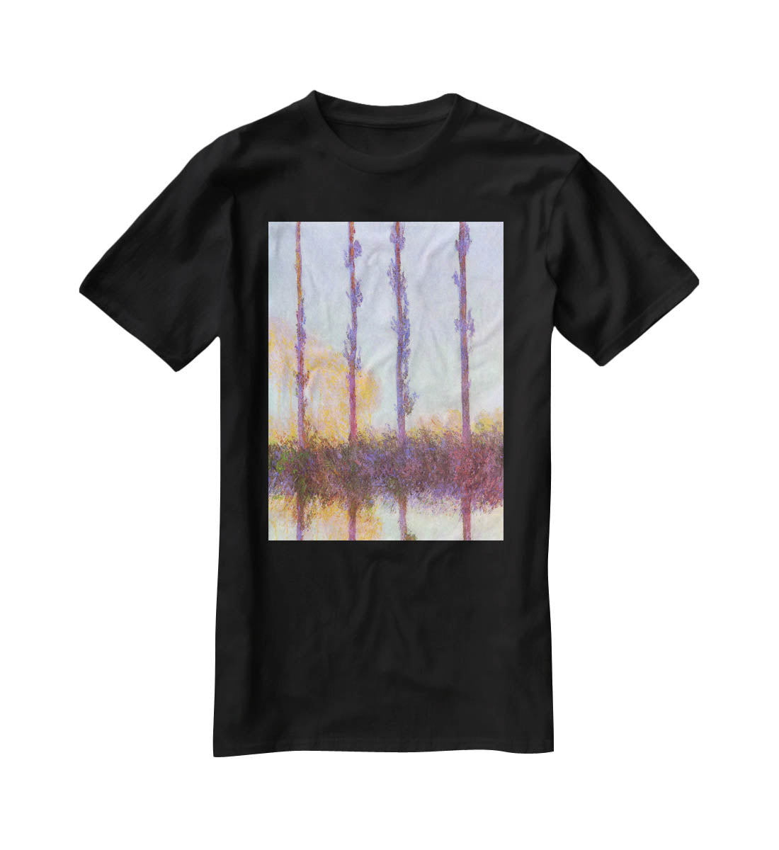 Poplars 3 by Monet T-Shirt - Canvas Art Rocks - 1