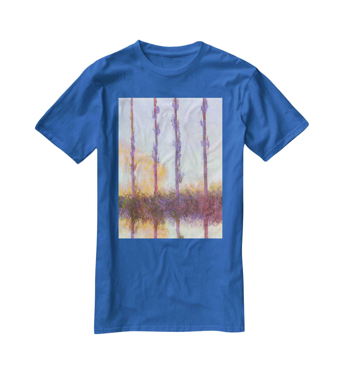 Poplars 3 by Monet T-Shirt - Canvas Art Rocks - 2