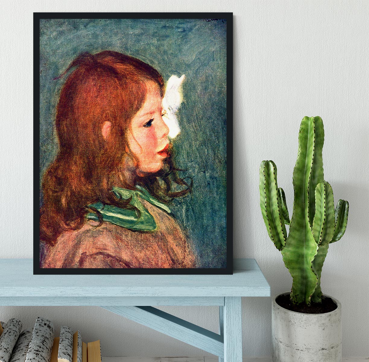 Portrait of Coco by Renoir Framed Print - Canvas Art Rocks - 2