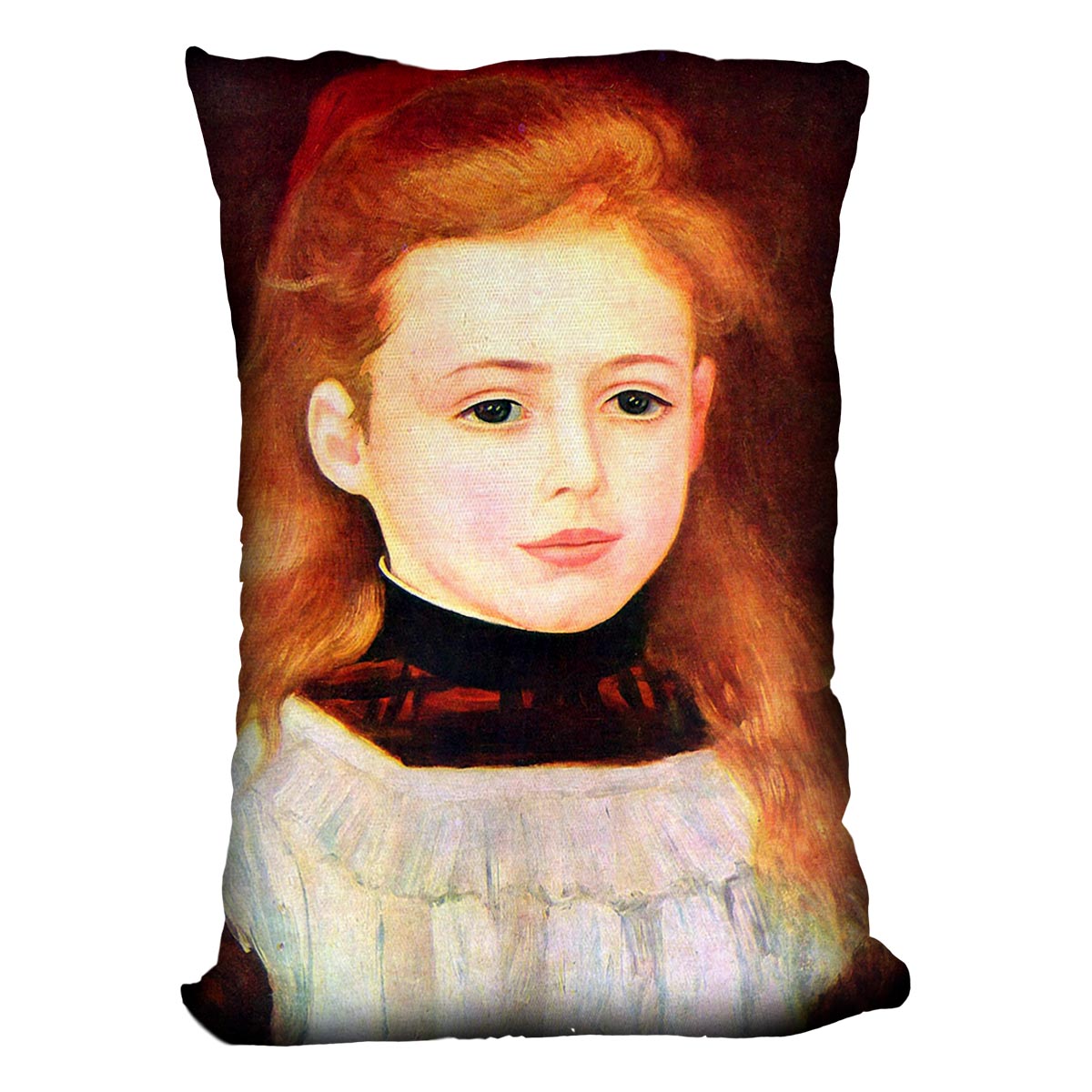 Portrait of Lucie Berard by Renoir Cushion