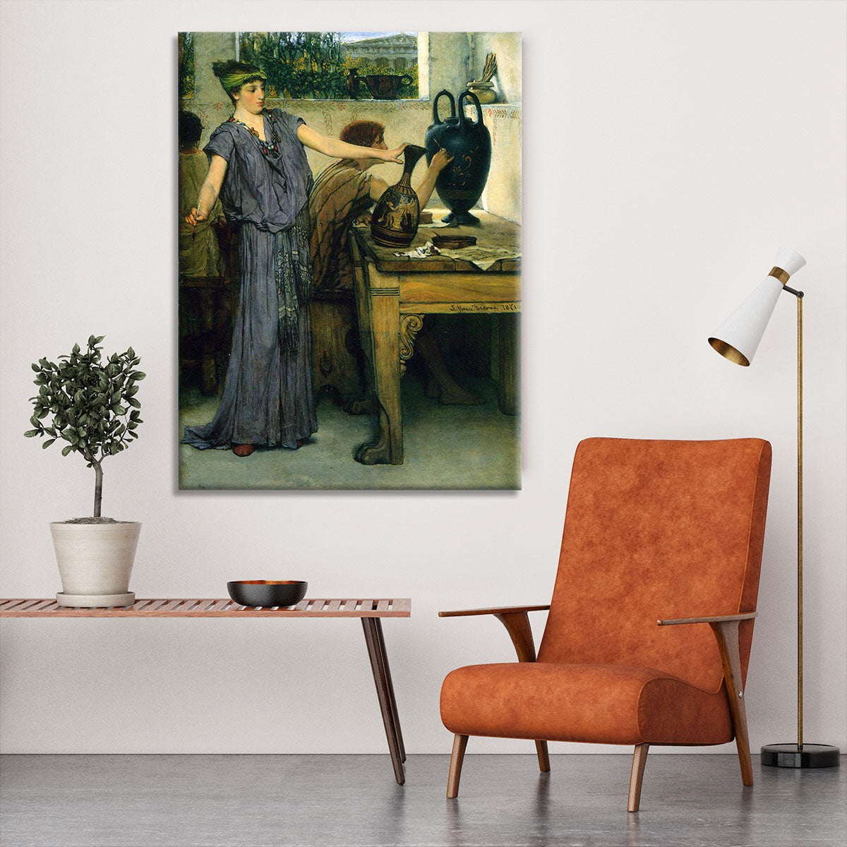 Pottery Painting by Alma Tadema Canvas Print or Poster - Canvas Art Rocks - 6