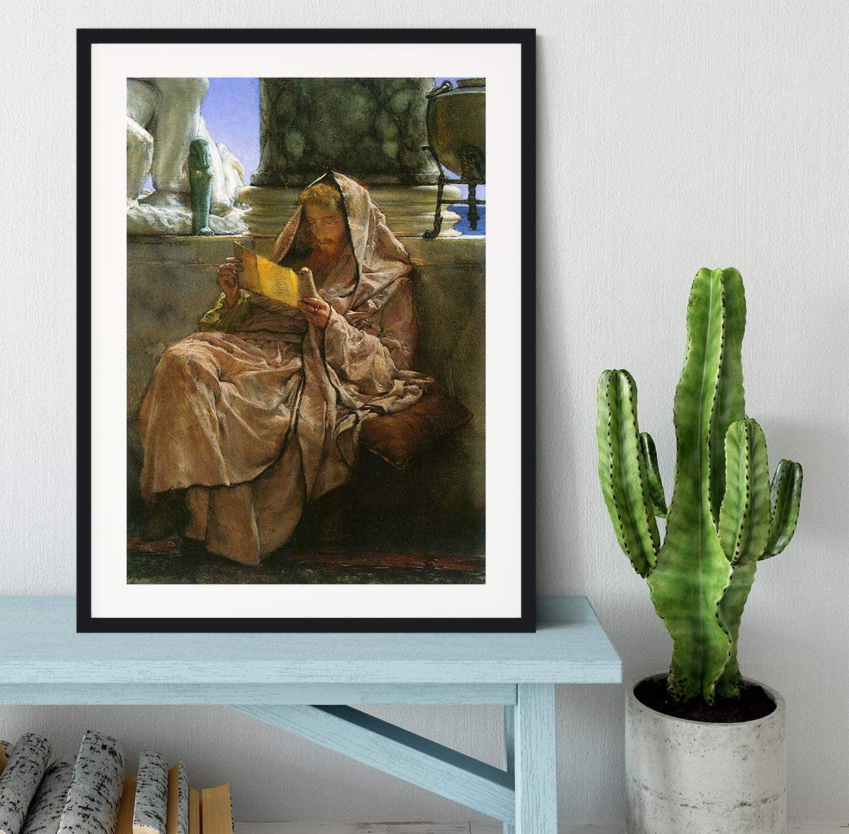 Prosa by Alma Tadema Framed Print - Canvas Art Rocks - 1