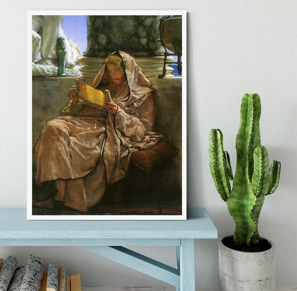 Prosa by Alma Tadema Framed Print - Canvas Art Rocks -6