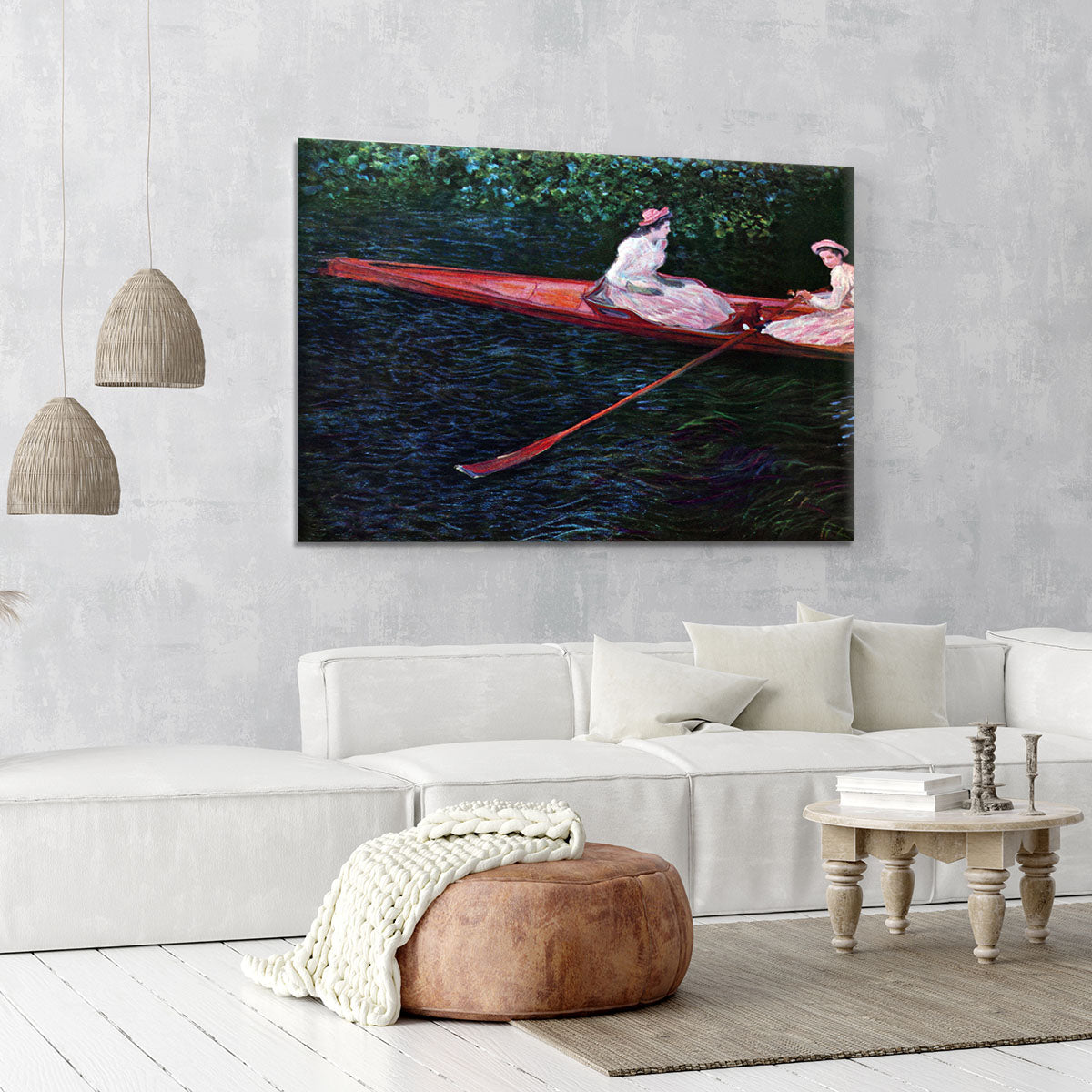 River Epte by Monet Canvas Print or Poster - Canvas Art Rocks - 6