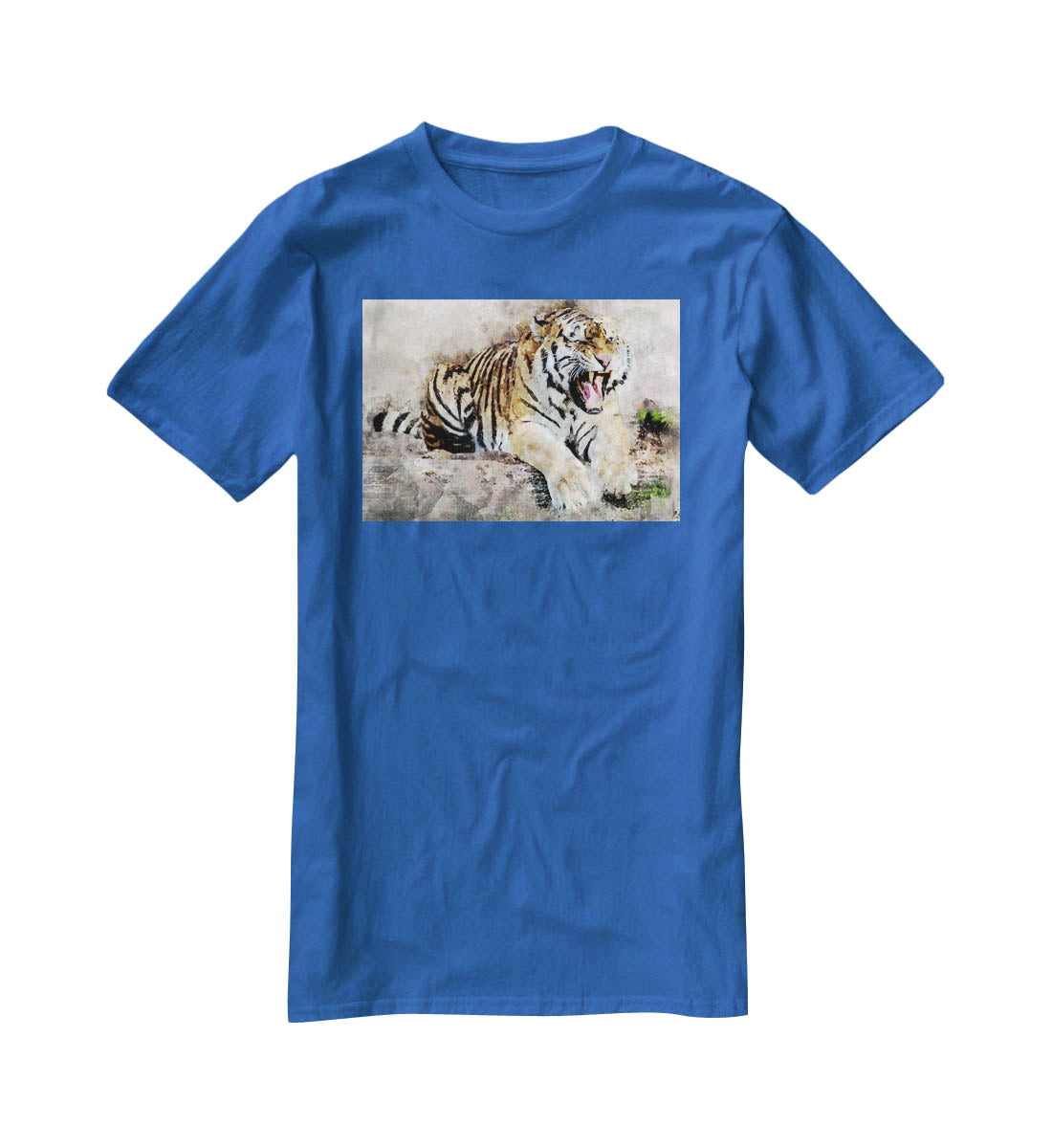 Roaring Tiger T-Shirt - Canvas Art Rocks - 2
