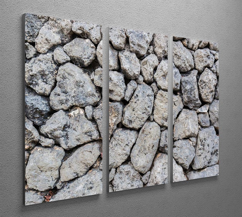 Rock wall texture 3 Split Panel Canvas Print - Canvas Art Rocks - 2