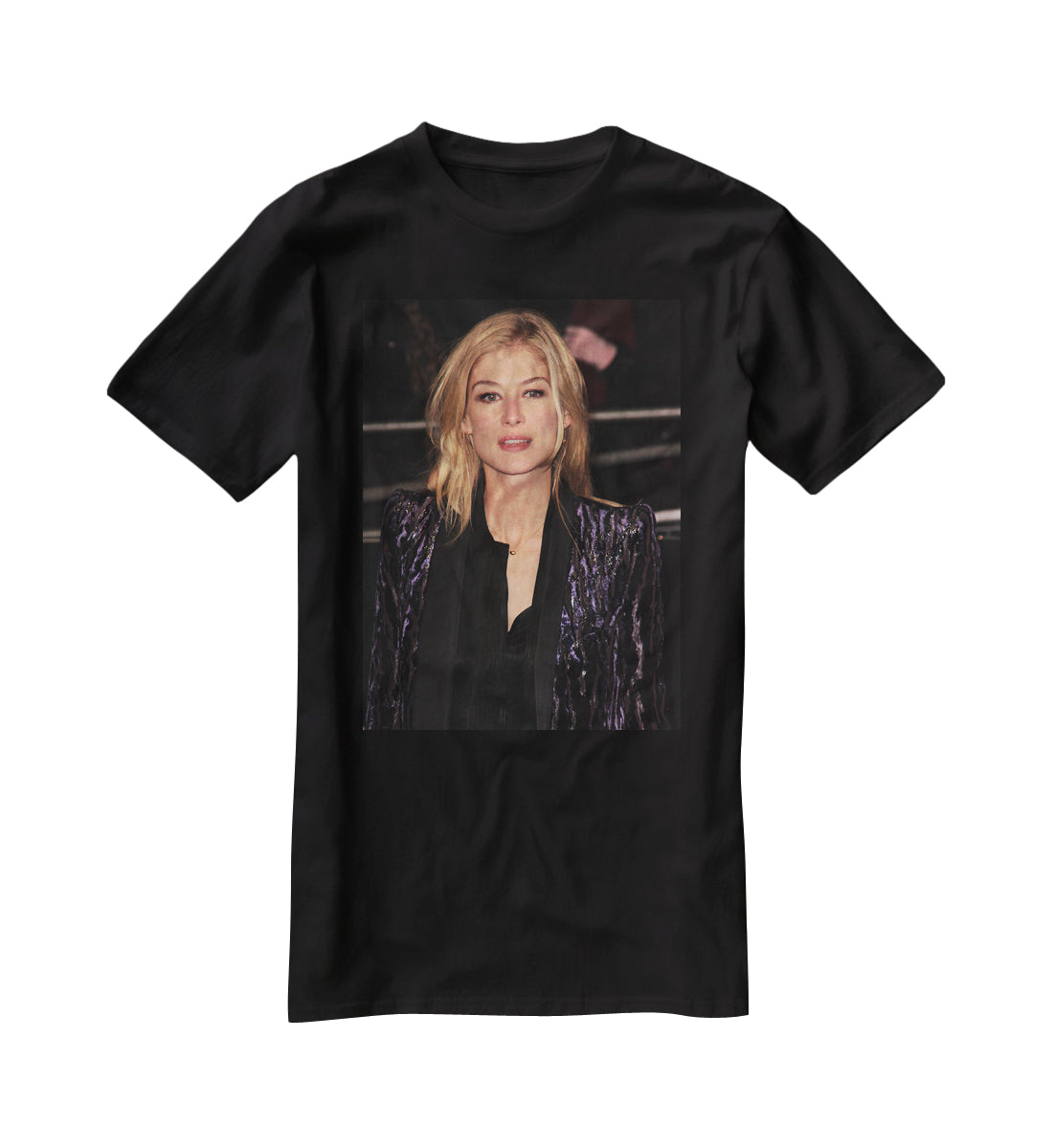 Rosamund Pike T-Shirt - Canvas Art Rocks - 1