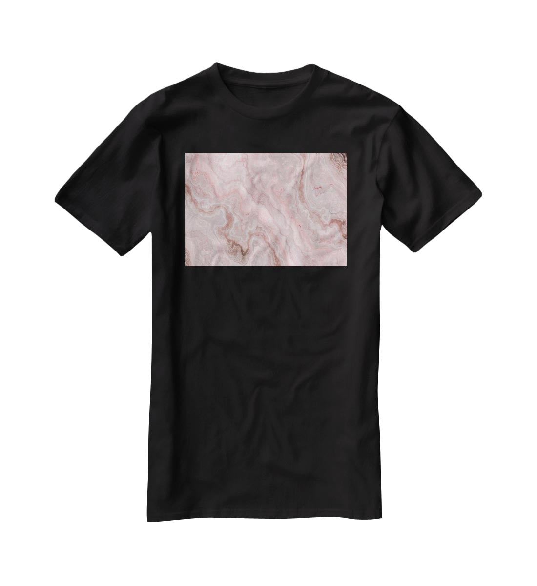 Rose Marble T-Shirt - Canvas Art Rocks - 1