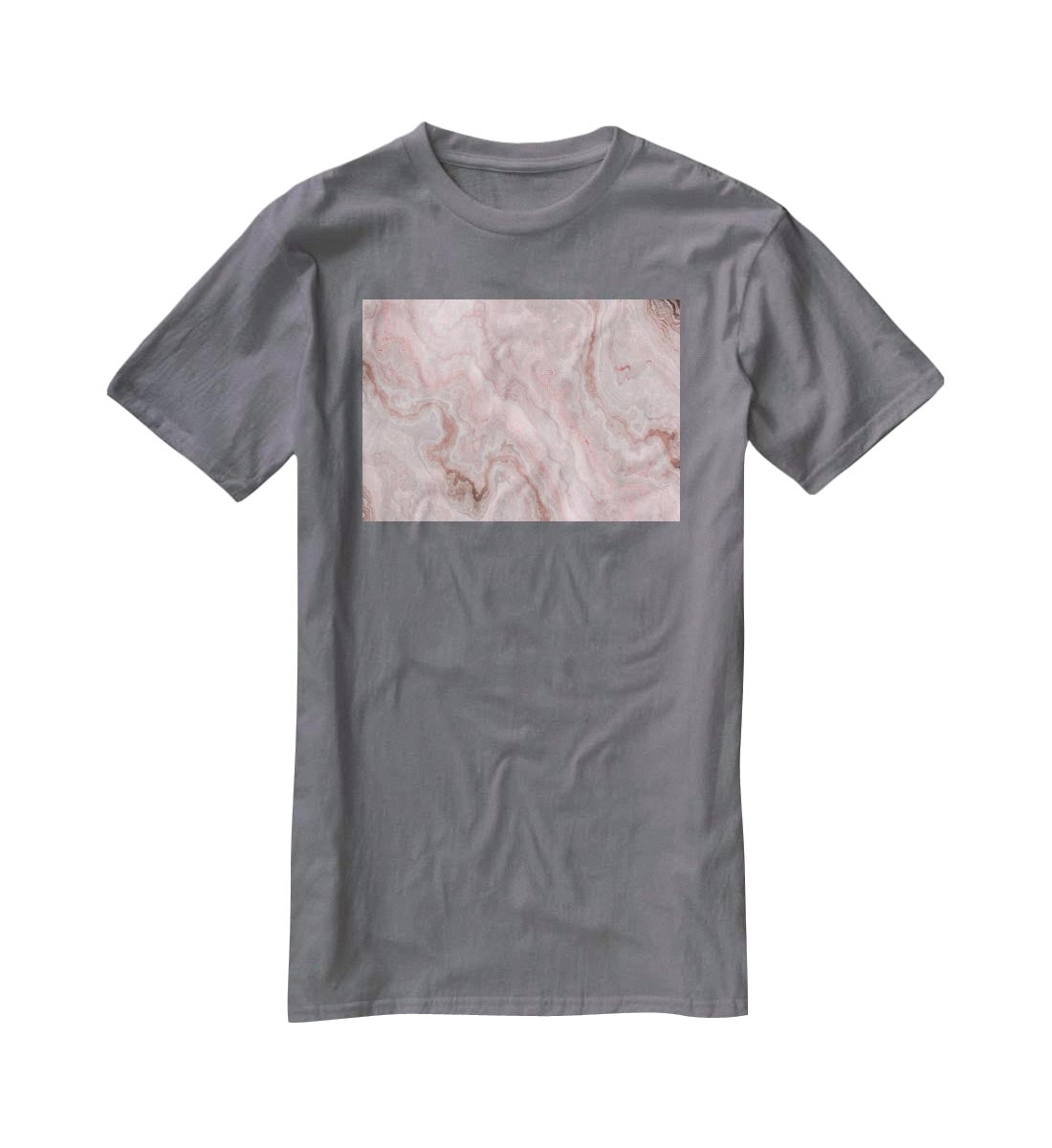 Rose Marble T-Shirt - Canvas Art Rocks - 3