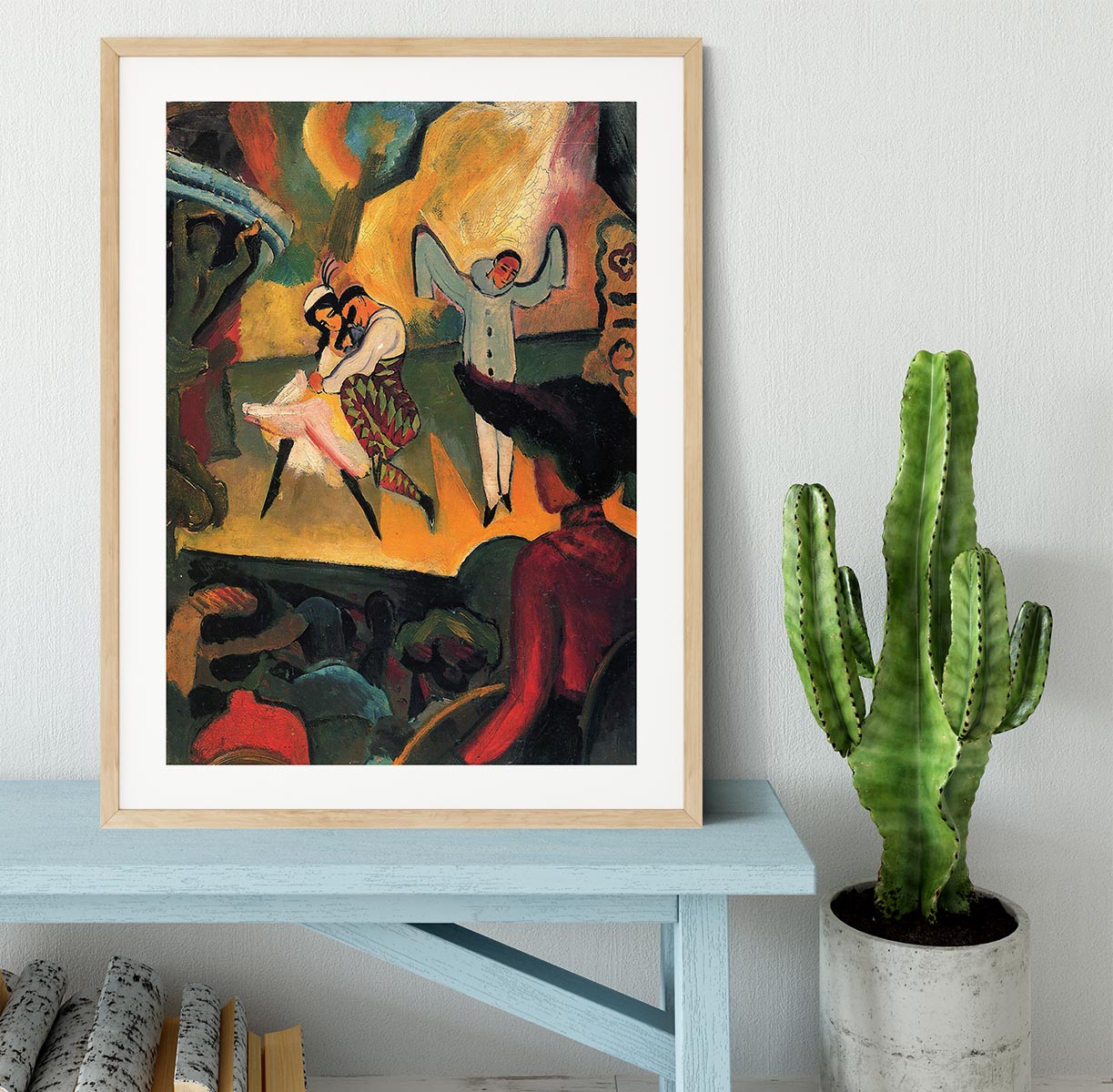 Russian ballet by Macke Framed Print - Canvas Art Rocks - 3