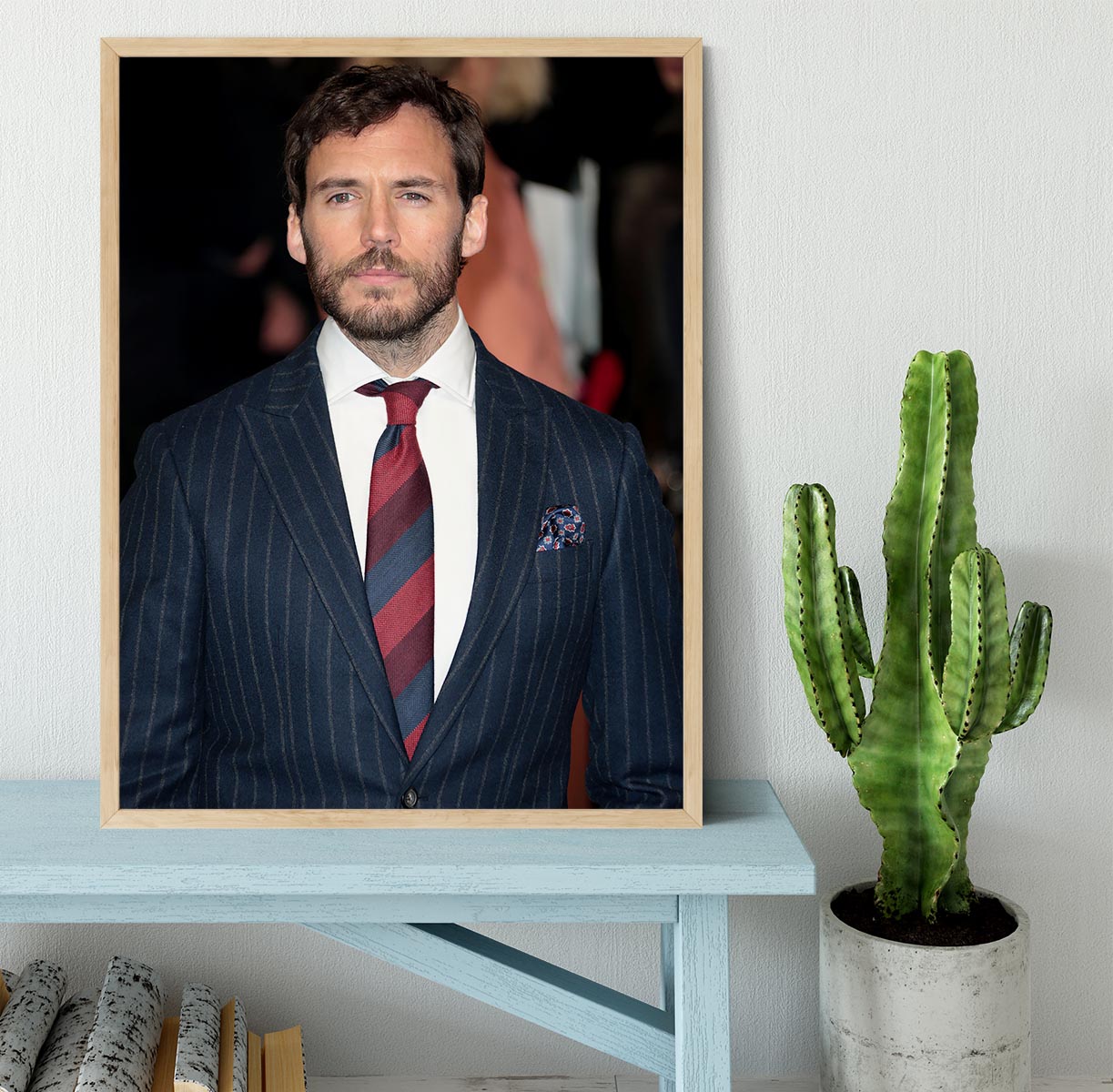 Sam Claflin Framed Print - Canvas Art Rocks - 4