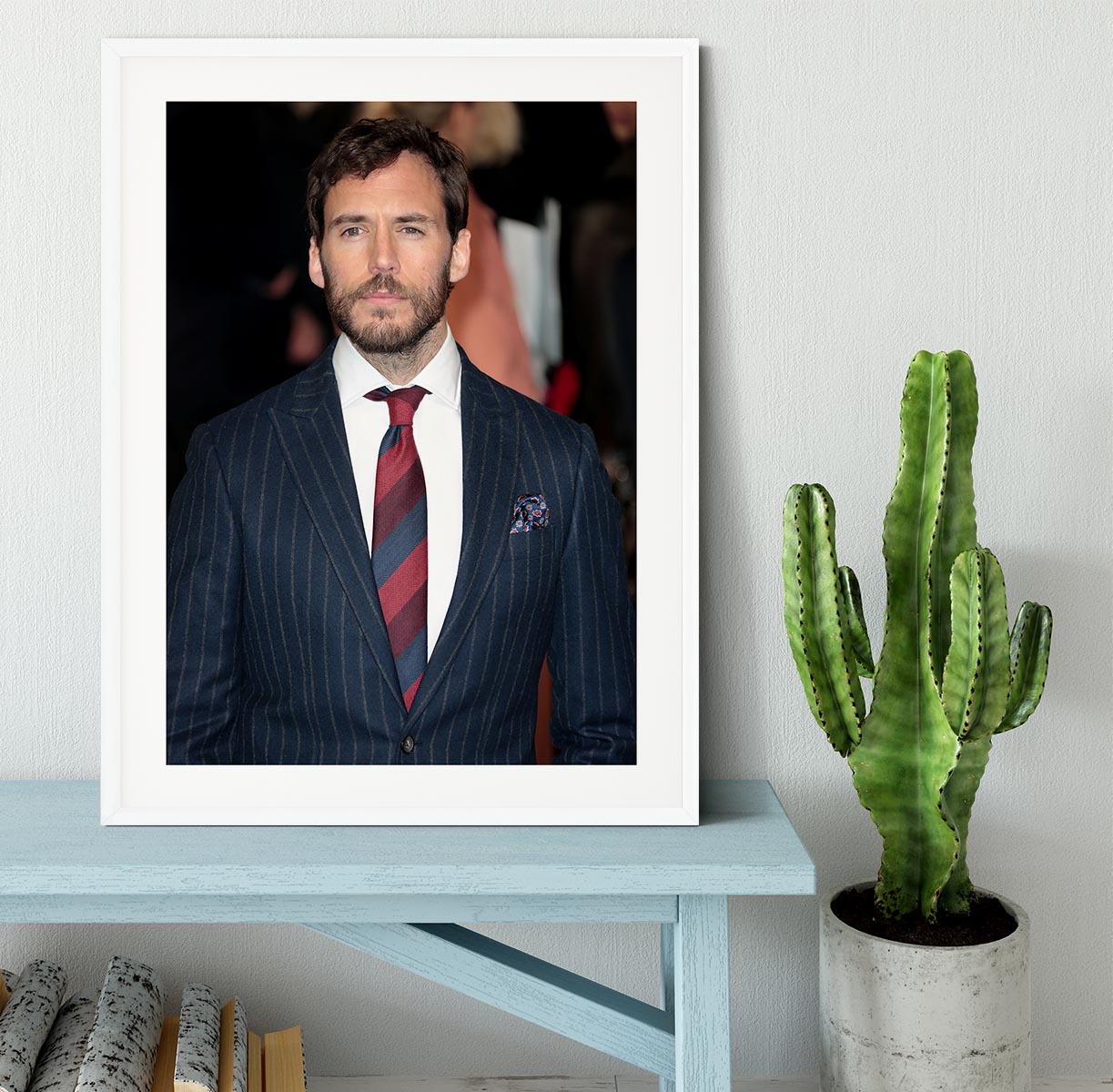 Sam Claflin Framed Print - Canvas Art Rocks - 5