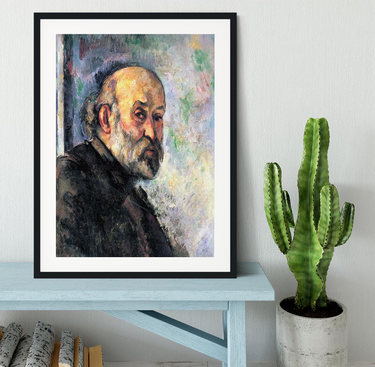 Self Portrait #4 by Cezanne Framed Print - Canvas Art Rocks - 1