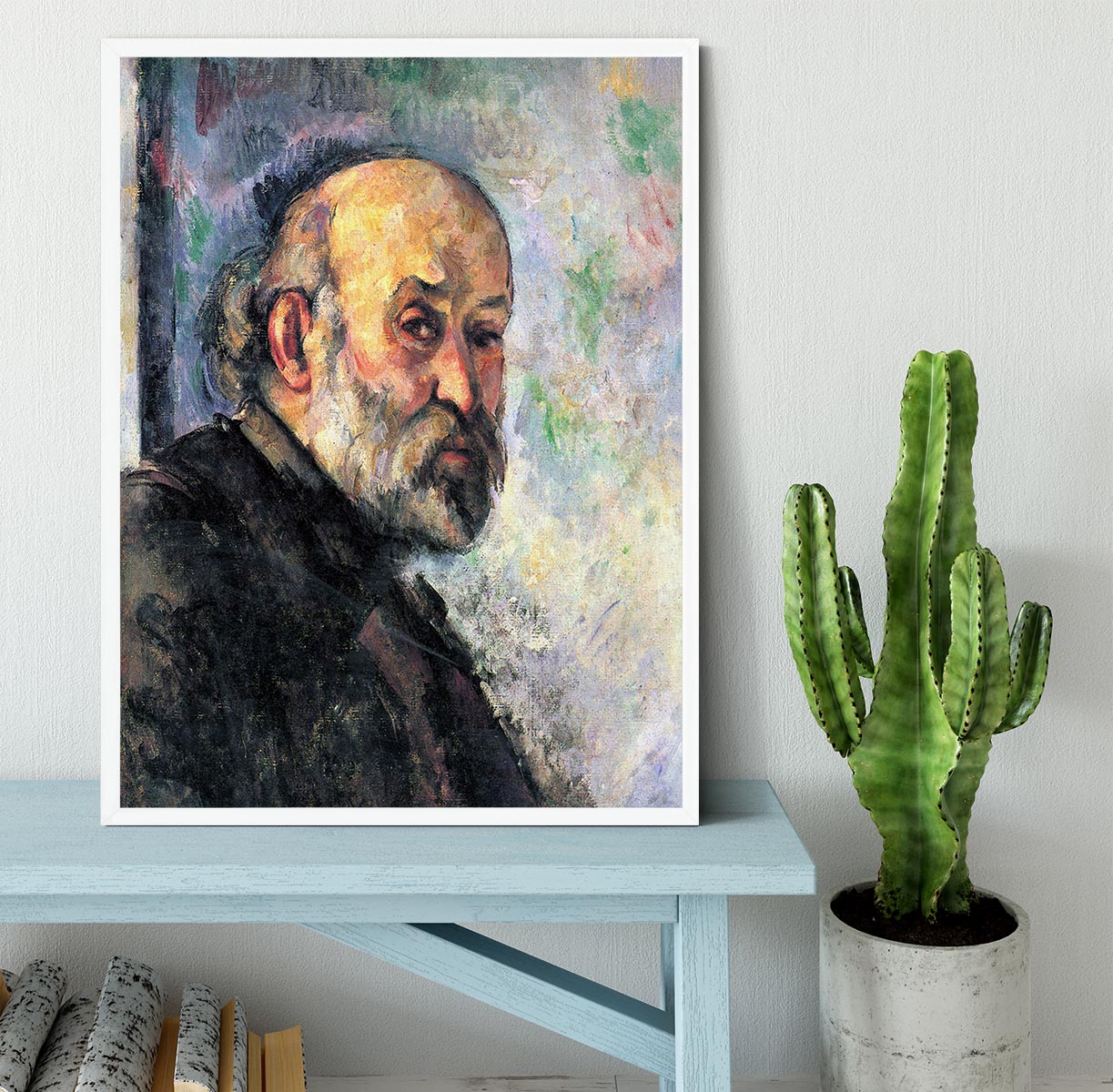 Self Portrait #4 by Cezanne Framed Print - Canvas Art Rocks -6