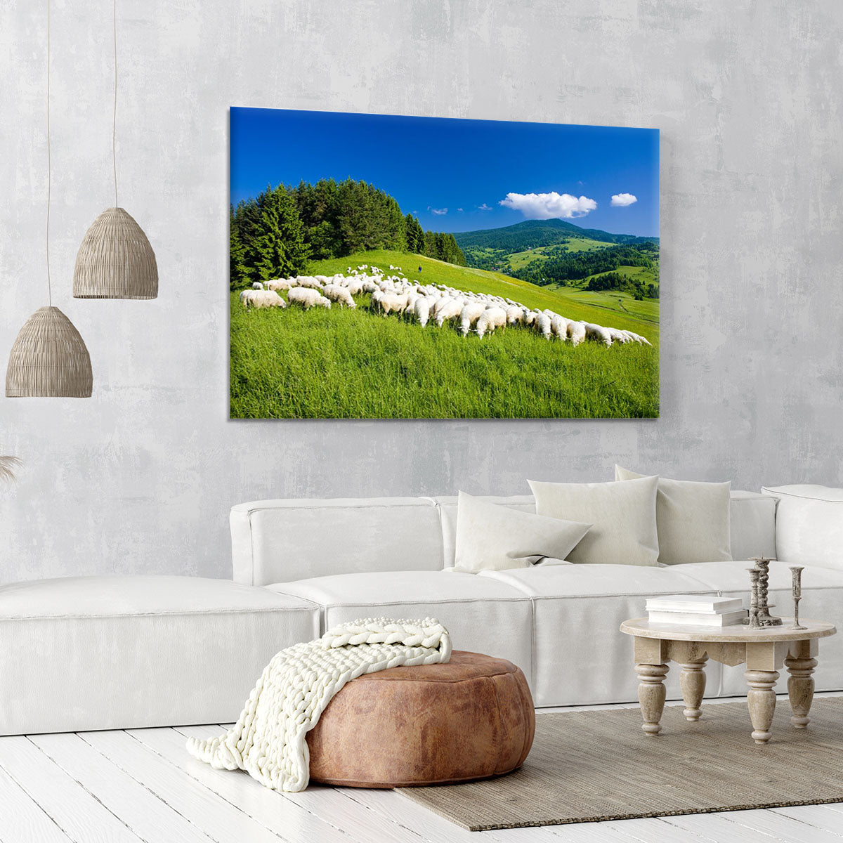 Sheep herds Canvas Print or Poster - Canvas Art Rocks - 6