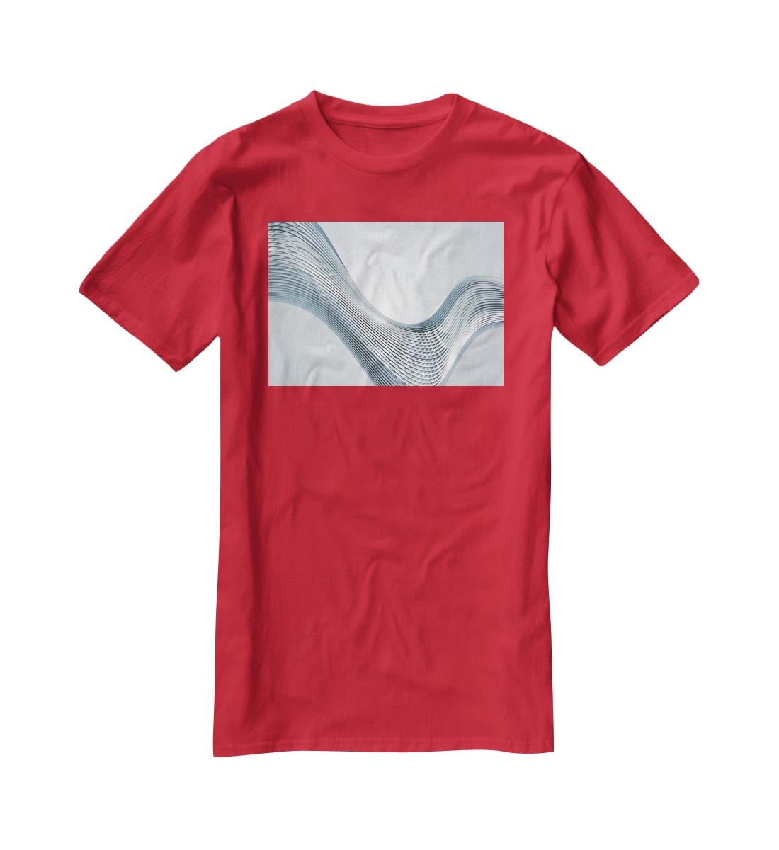 Silver Wave T-Shirt - Canvas Art Rocks - 4