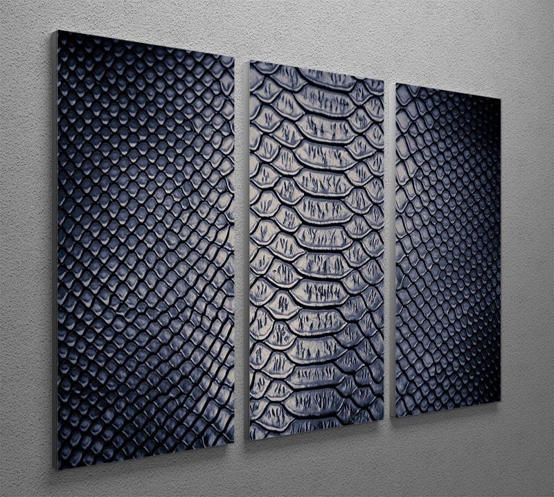 Snake skin texture 3 Split Panel Canvas Print - Canvas Art Rocks - 2