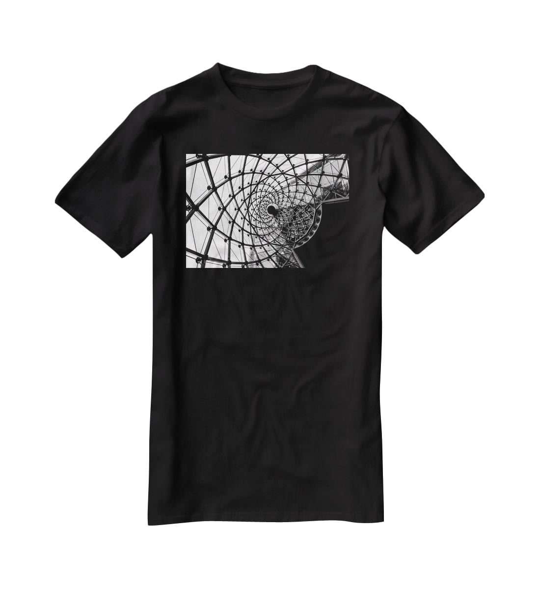 Spiral Architecture Structure T-Shirt - Canvas Art Rocks - 1