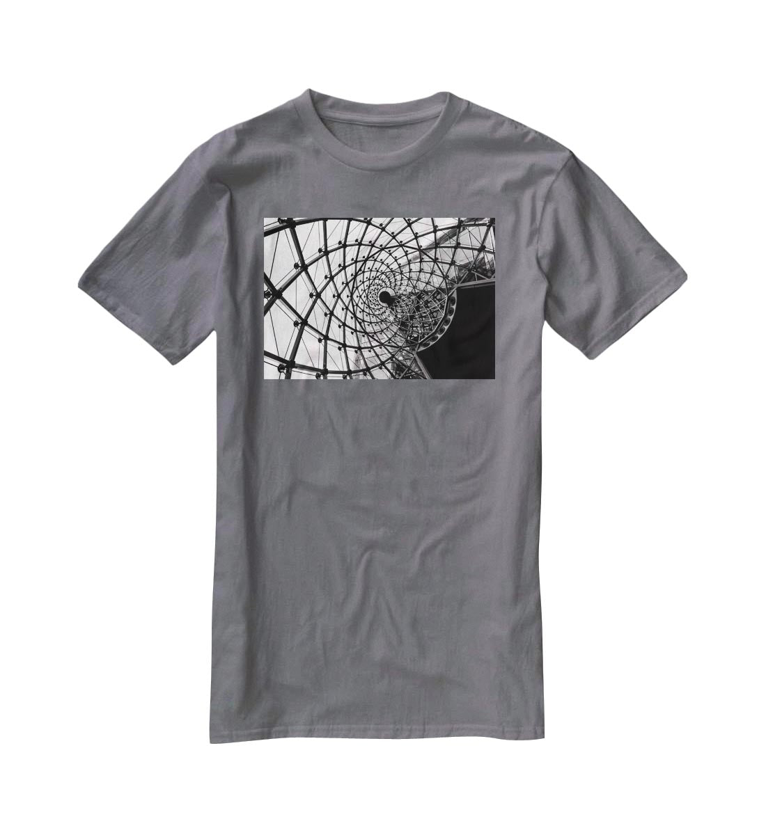 Spiral Architecture Structure T-Shirt - Canvas Art Rocks - 3