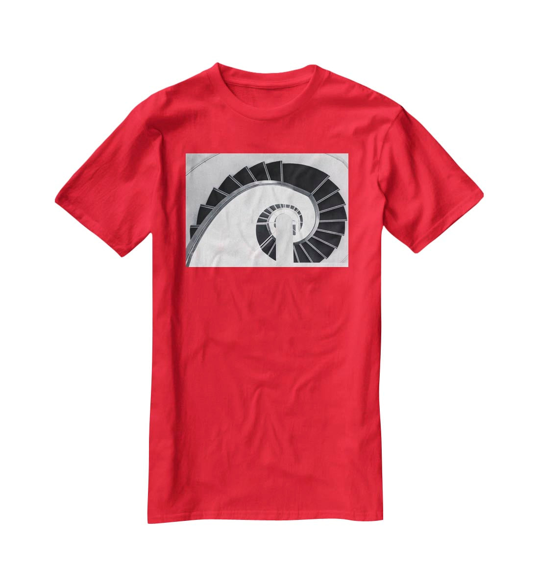 Spiral Staircase T-Shirt - Canvas Art Rocks - 4