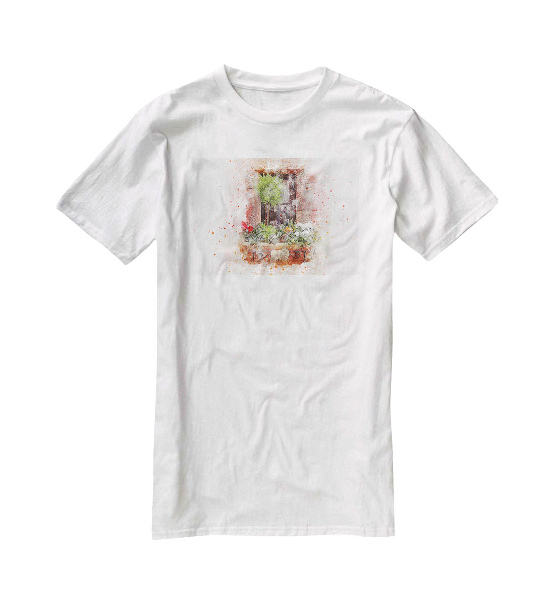 Spring Window T-Shirt - Canvas Art Rocks - 5