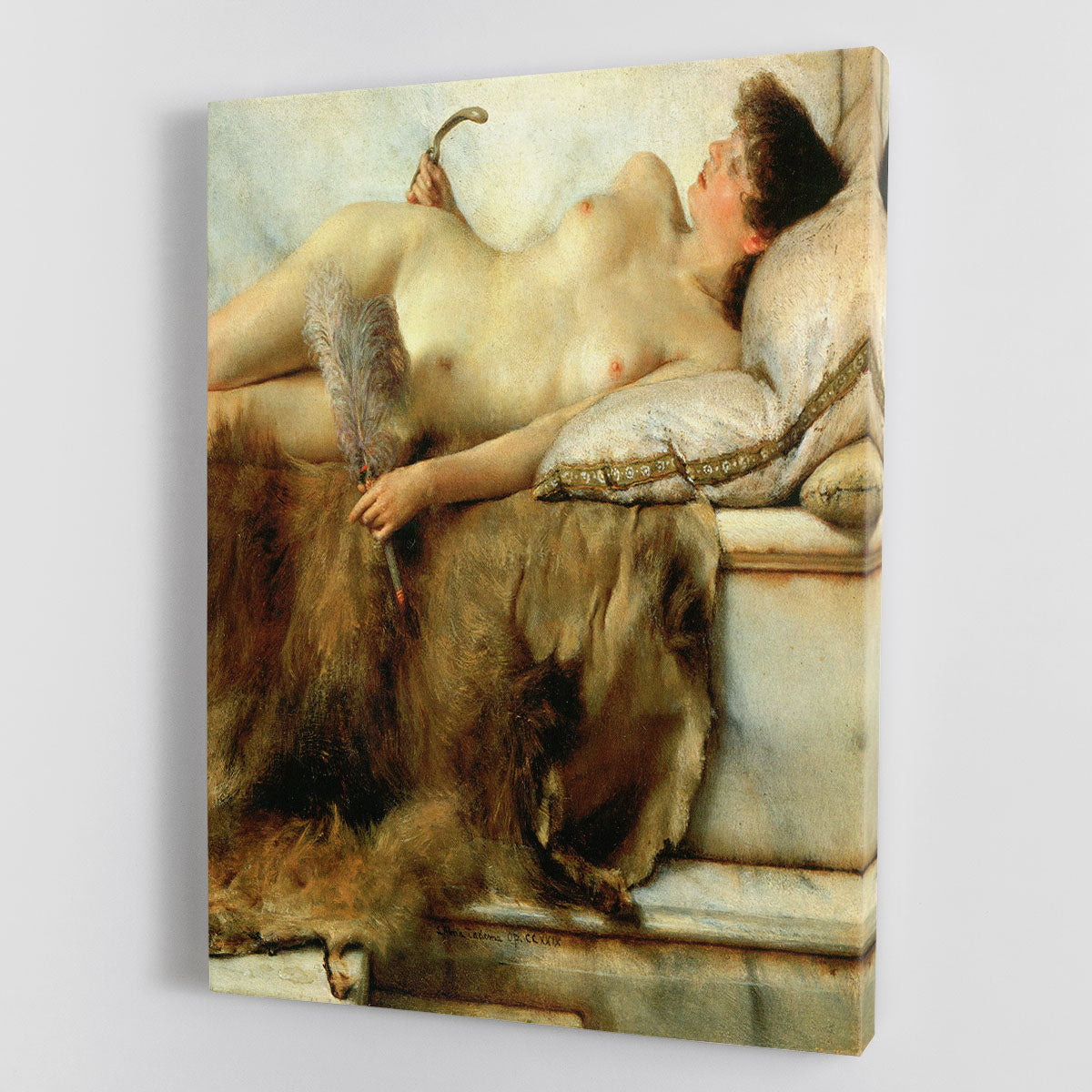Tepidarium by Alma Tadema Canvas Print or Poster - Canvas Art Rocks - 1