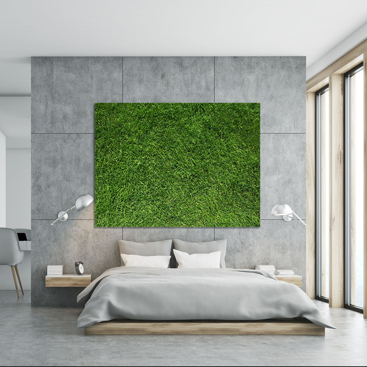 Texture of green grass Canvas Print or Poster - Canvas Art Rocks - 5