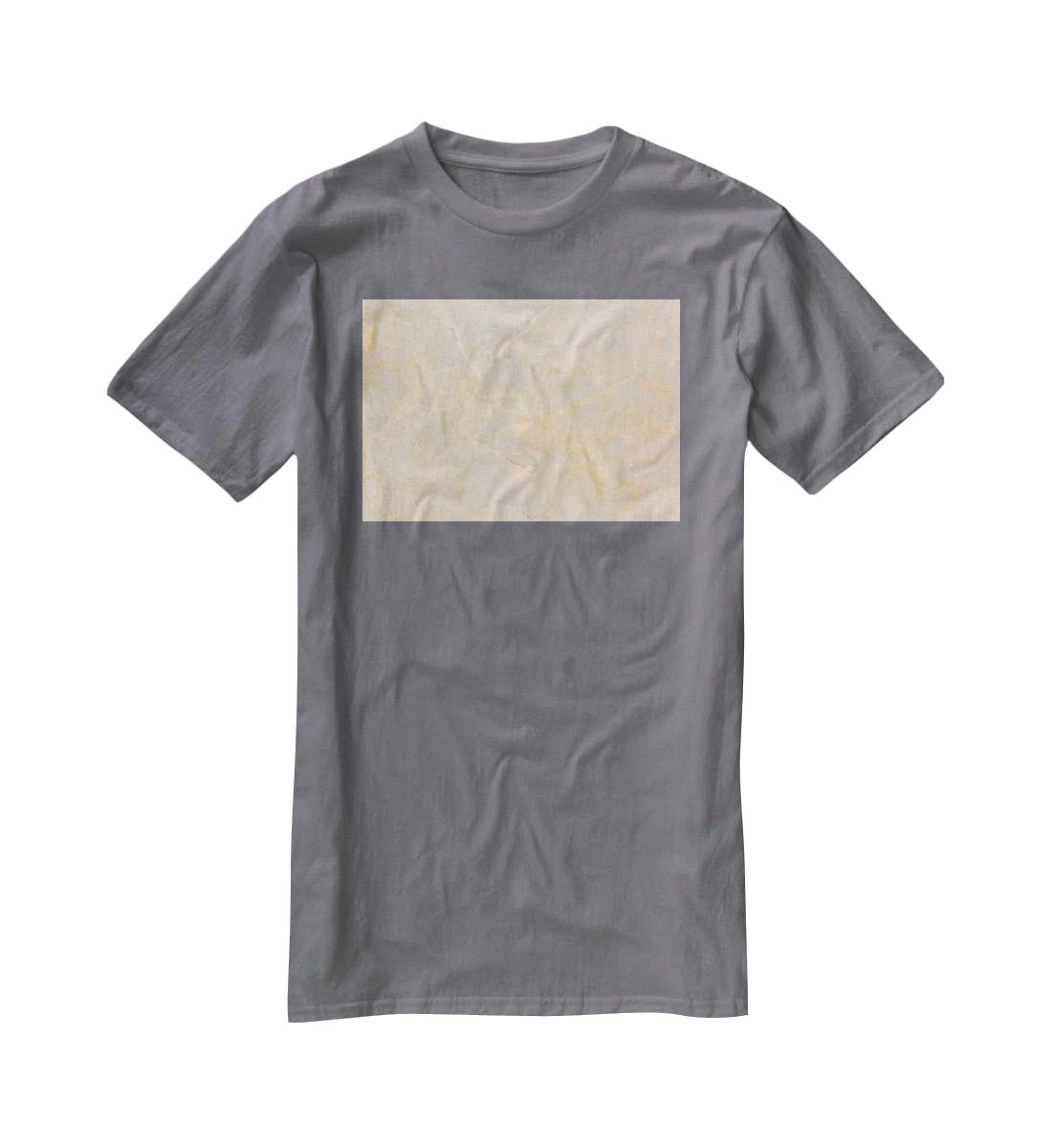 Textured Beige Marble T-Shirt - Canvas Art Rocks - 3