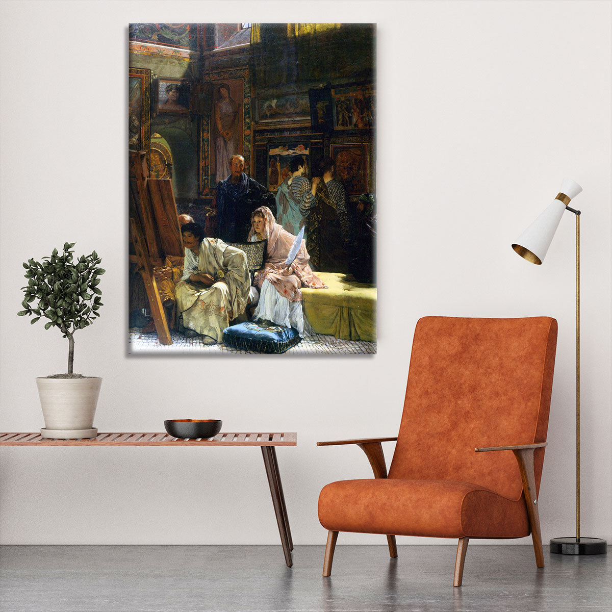The Gallery by Alma Tadema Canvas Print or Poster - Canvas Art Rocks - 6