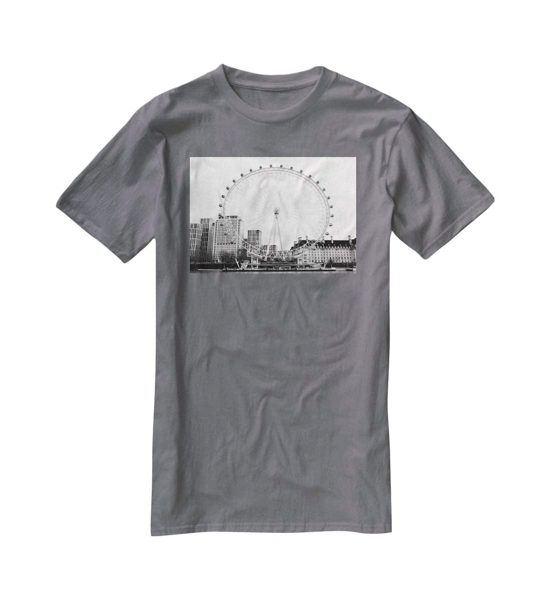 The London Eye T-Shirt - Canvas Art Rocks - 3