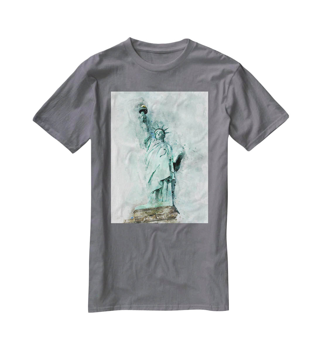 The Statue of Liberty T-Shirt - Canvas Art Rocks - 3