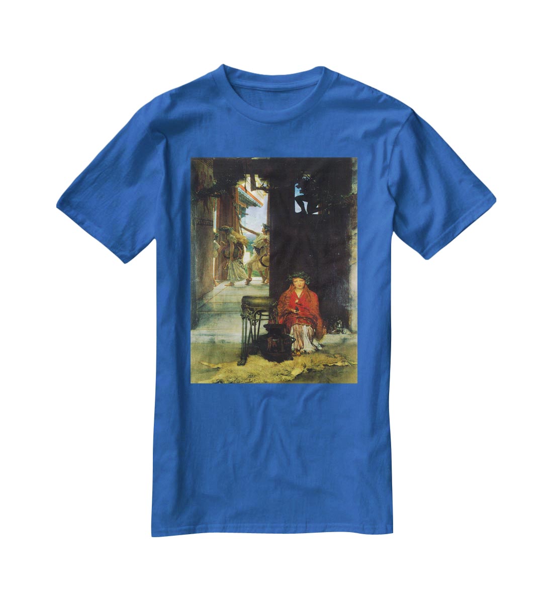 The path to the temple by Alma Tadema T-Shirt - Canvas Art Rocks - 2