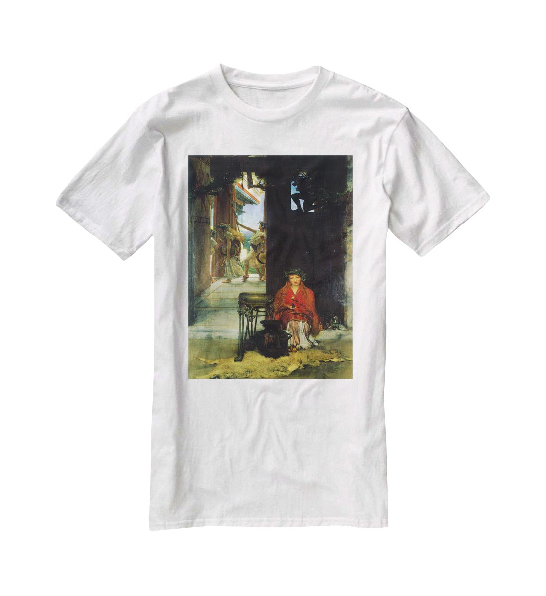 The path to the temple by Alma Tadema T-Shirt - Canvas Art Rocks - 5