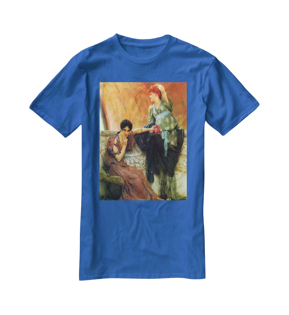 Unconscious rivals detail by Alma Tadema T-Shirt - Canvas Art Rocks - 2