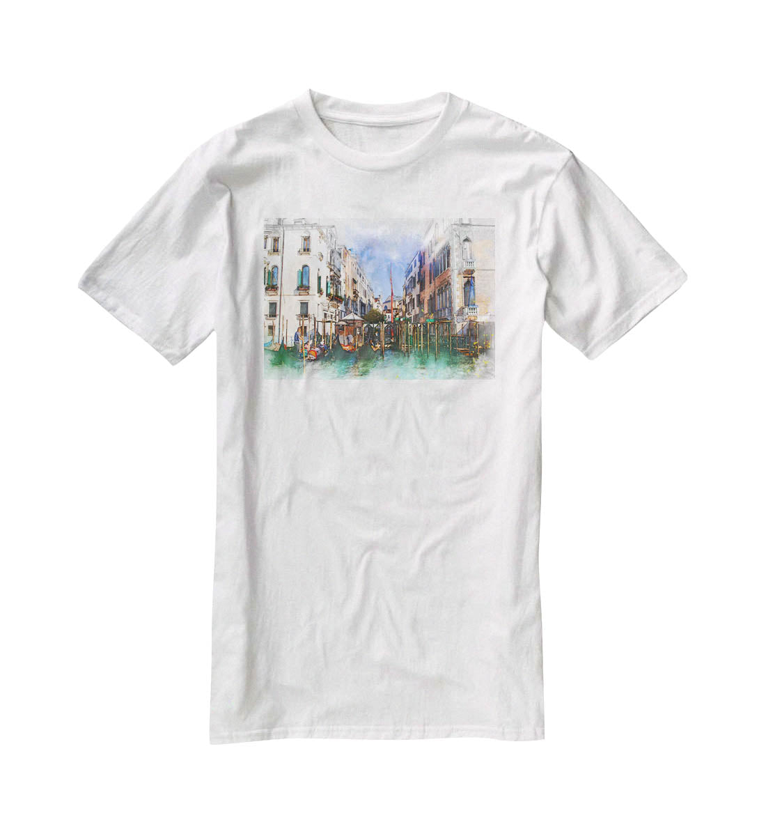 Venice Painting T-Shirt - Canvas Art Rocks - 5