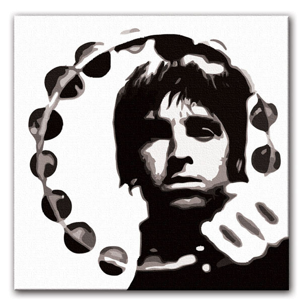 Noel Gallagher Tambourine Print - Canvas Art Rocks - 2